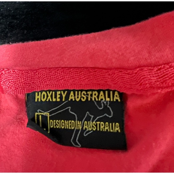 Australia Rhinestone Coral V-Neck Tee - Picture 2 of 3